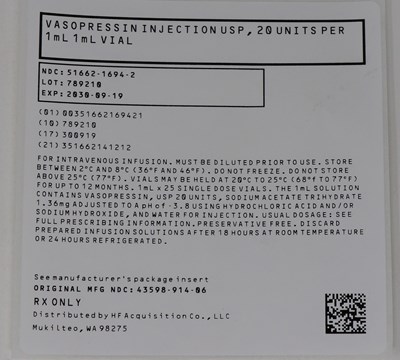 Label (51662 1694 2 Pouch)